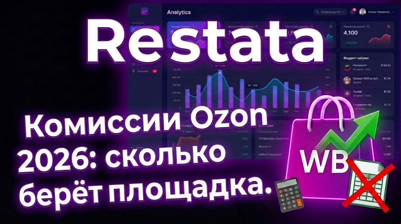 Комиссии Ozon в 2026 году: сколько берёт площадка и как посчитать